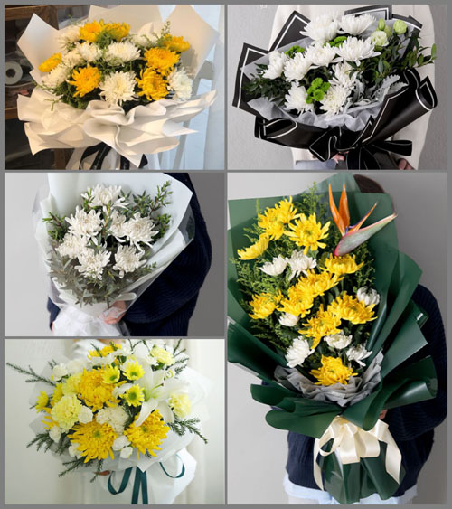 浙江省衢州龙游县模环乡刘家村白事花束代送